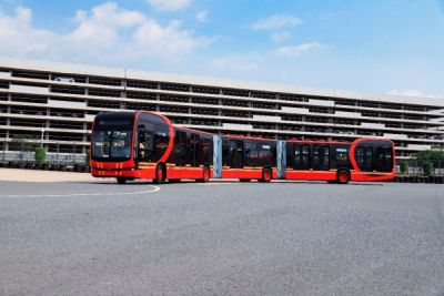 BYD electric bi-articulated