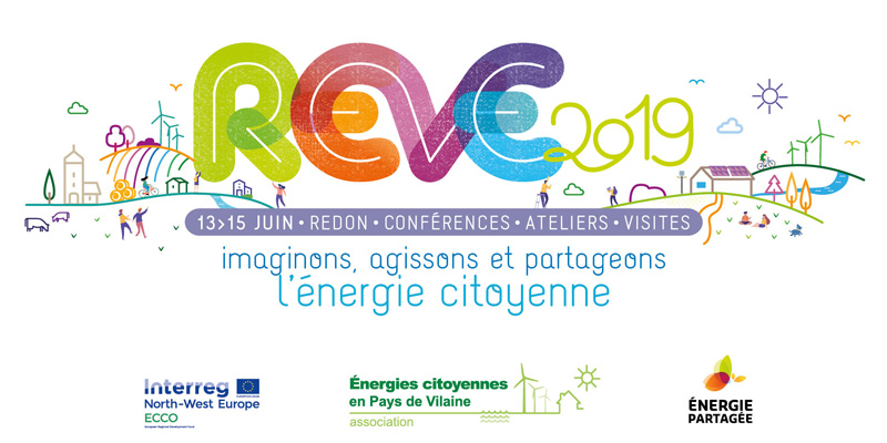 REVE 2019 Rencontres européennes de l'énergie citoyenne, du 13 au 15 juin