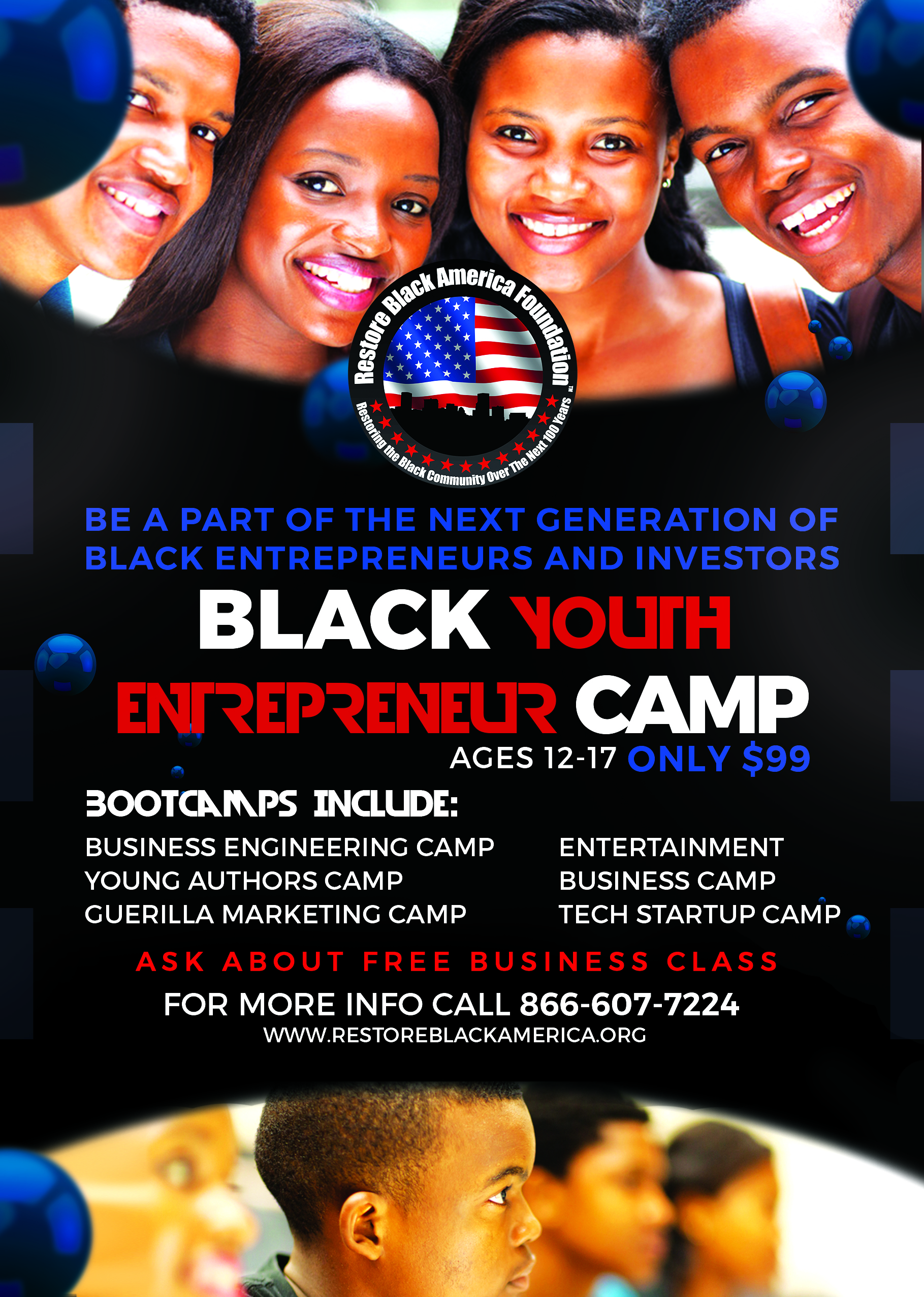Black Youth Entrepreneur Summer Camp Coming in June... Restore Black