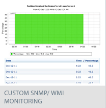 custom SNMP / WMI monitoring
