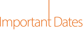 Important Dates