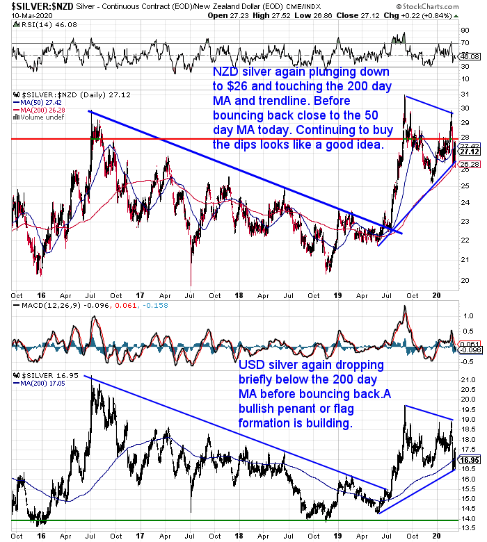 NZ Dollar Silver Chart