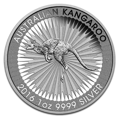 2016 Perth Mint 1oz Silver Kangaroos 9999