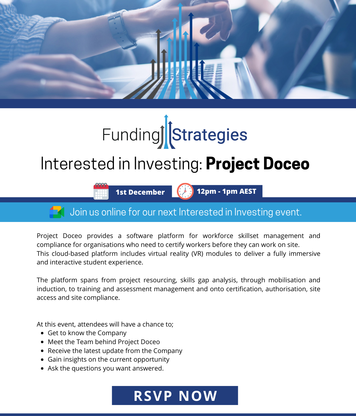 Project Doceo webinar invitation