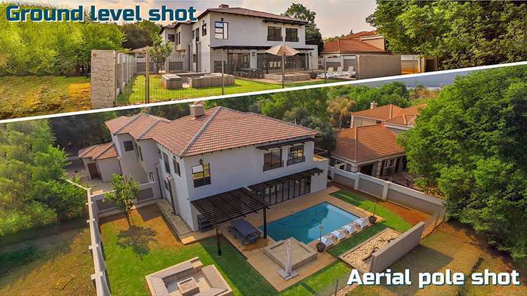 Homes with aerial shots sell faster