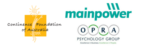 MainPower, Opra Psychology Group, Continence Foundation of Australia