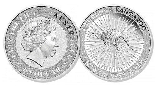 Silver Kangaroo Coin