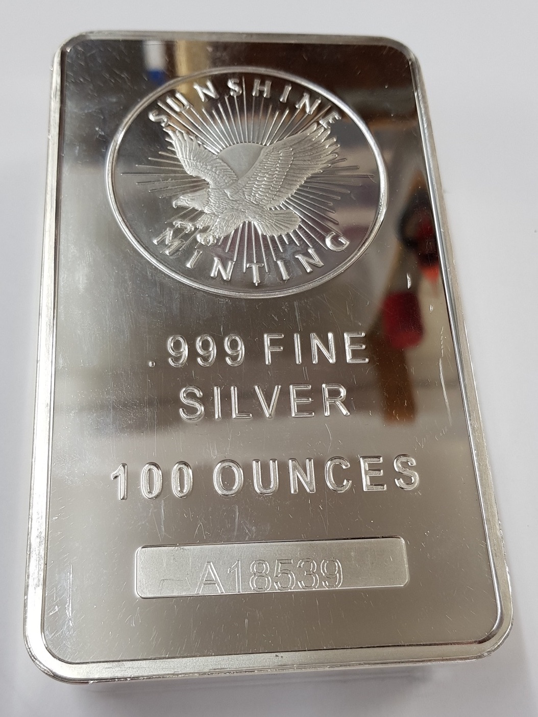 Sunshine Mint 100oz Silver Bars