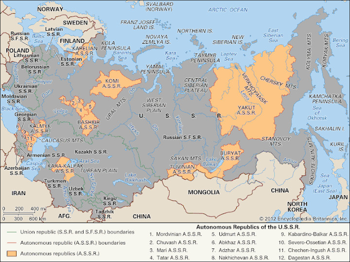 The Vast Union of Soviet Socialist Republics