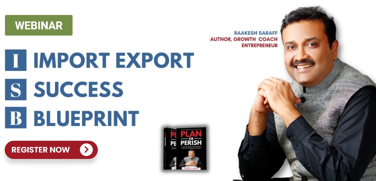 Register for Import Export Success Blueprint - The ISB Webinar