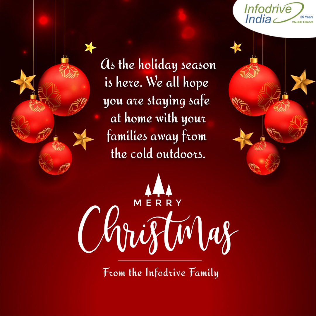 Team Infodrive India wishes you and your family a Merry Christmas