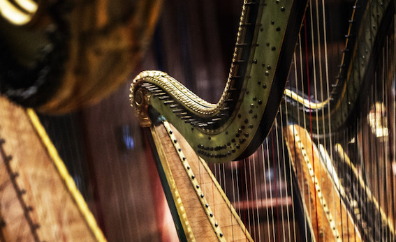 Harpes au Musée de la musique