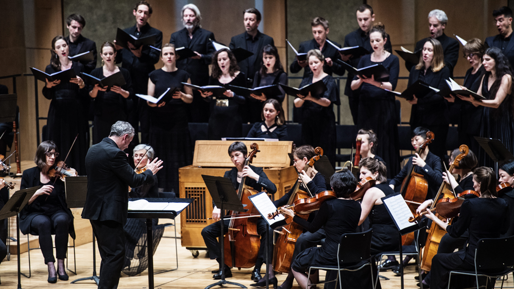 Vivaldi - Grande Messe de Noël - Les Arts Florissants - Paul Agnew, concert donné dans la Grande salle Pierre Boulez le 22 décembre 2020. Crédit :  Cité de la Musique - Philharmonie de Paris.