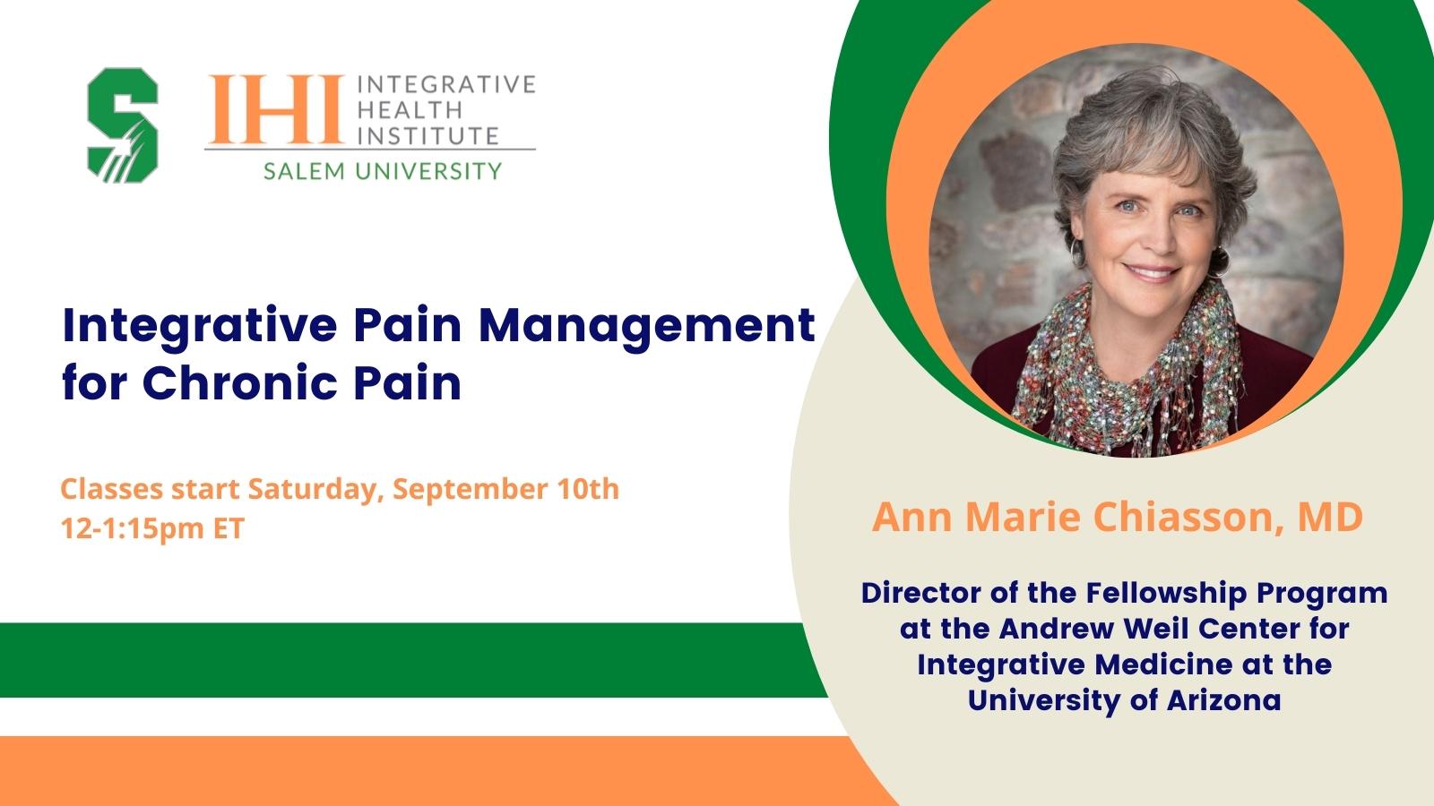 Integrative Pain Management for Chronic Pain