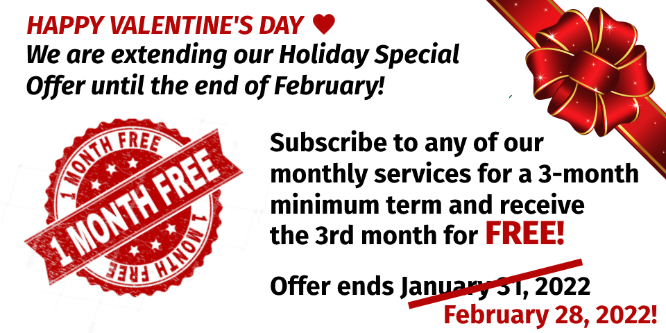 Holiday Special Offer