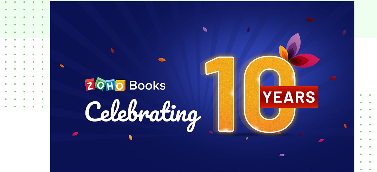 Zoho Books celebrates 10 years