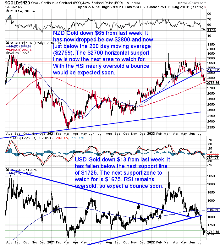 NZ Dollar Gold Chart