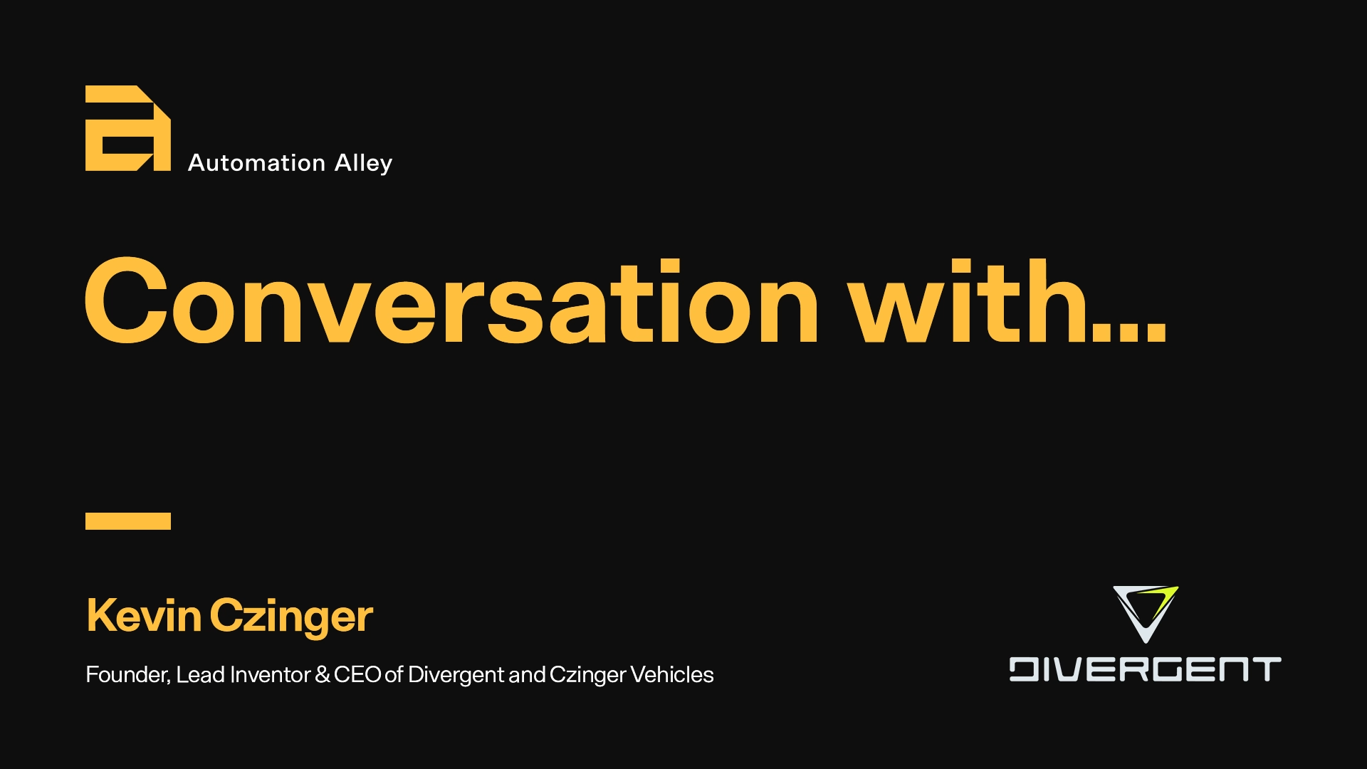 Conversations with: Kevin Czinger 'How to overcome challenges in manufacturing'