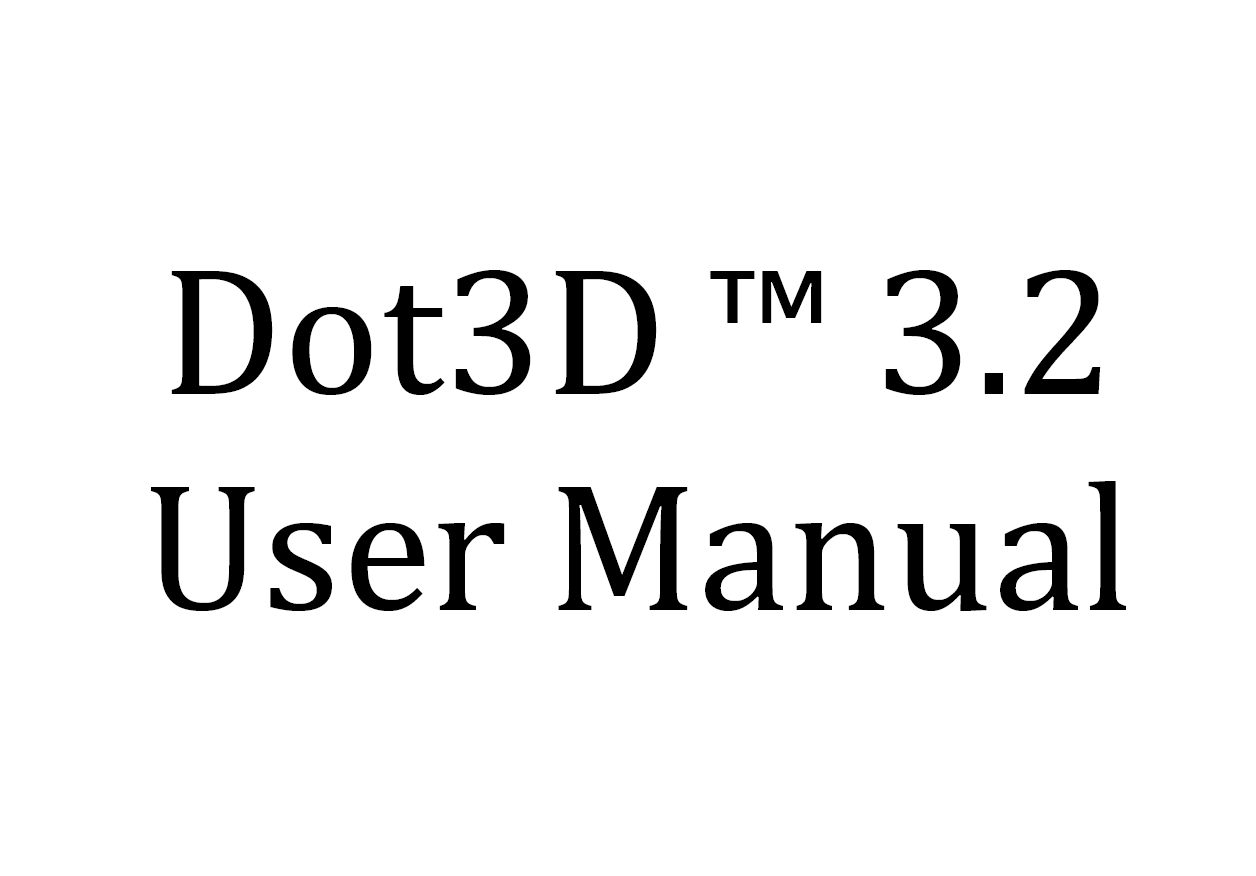 Dot3D Manual