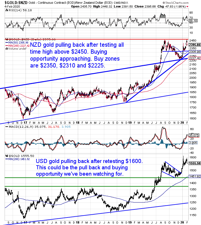 NZ Dollar Gold Chart