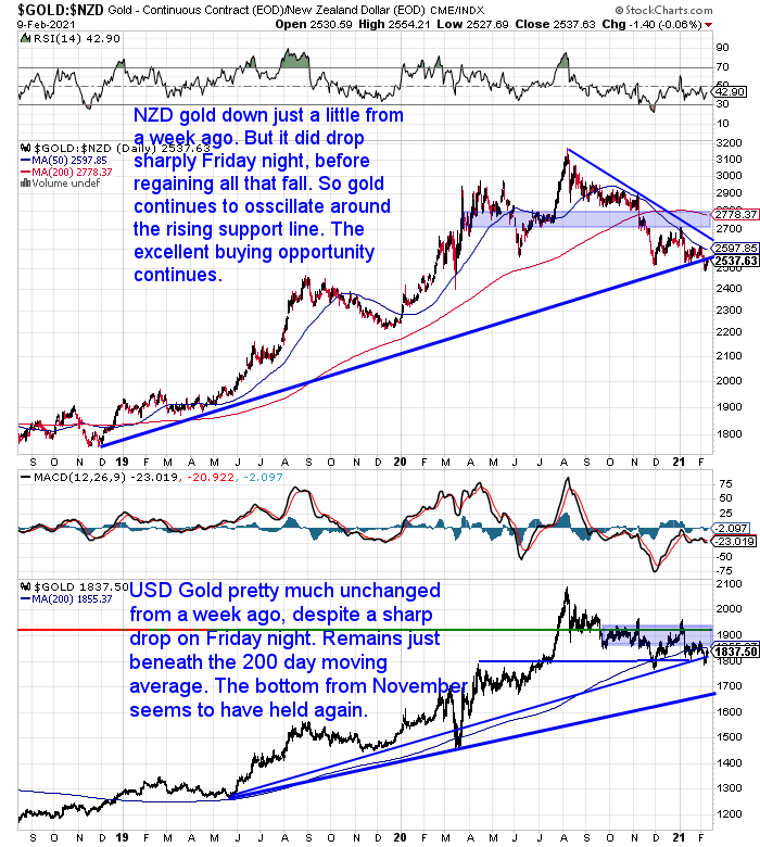 NZ Dollar Gold Chart