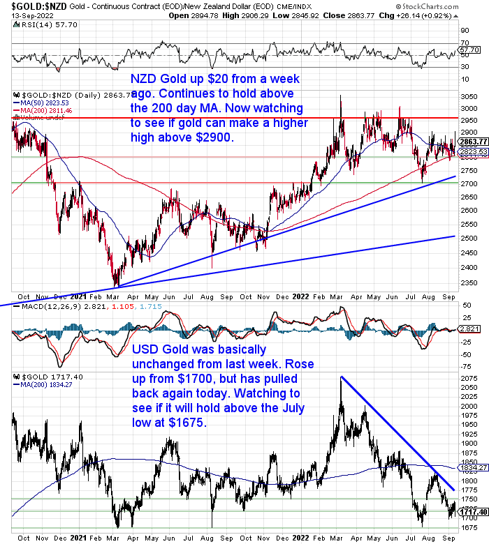 NZ Dollar Gold Chart