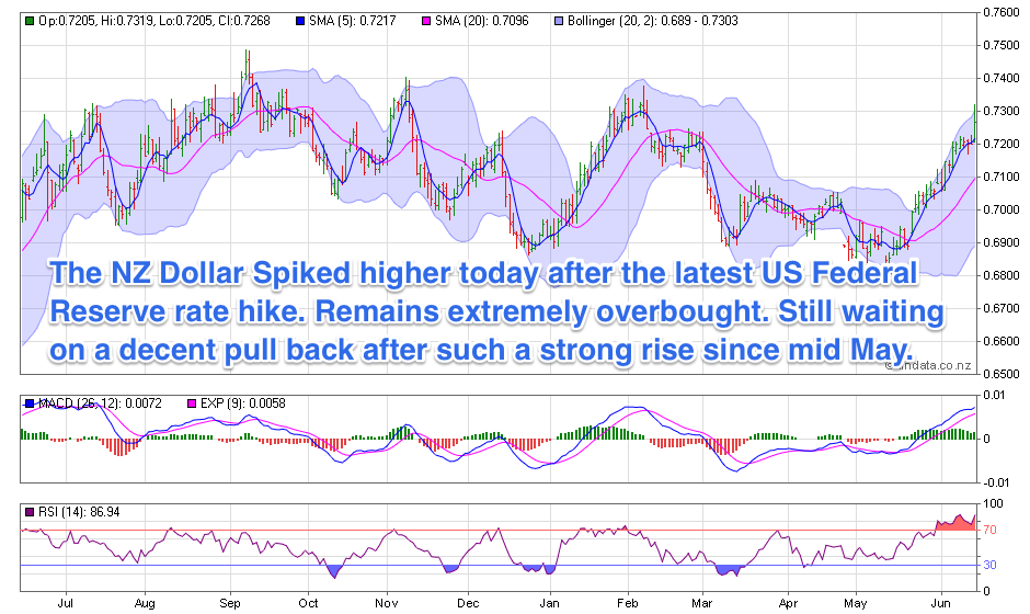 NZ Dollar Chart