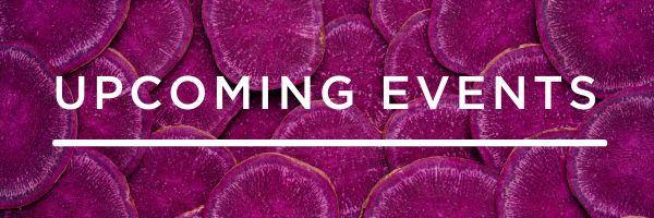 upcoming events banner root vegetables