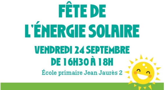 Fête de l'énergie solaire - vendredi 24 septembre