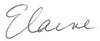 Elaine's sig