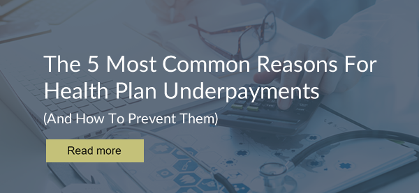 5 most common reasons for health plan underpayment