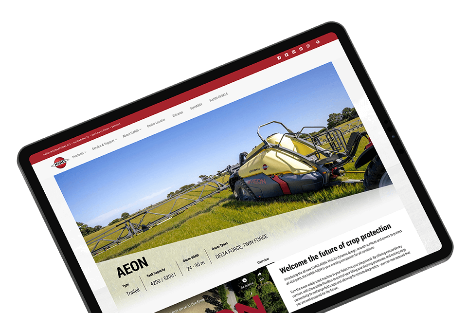 HARDI AEON - Product Page