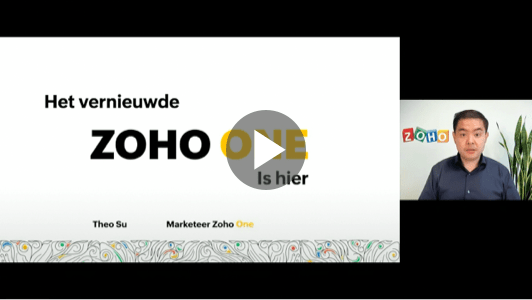 Zoho One New UI Webinar
