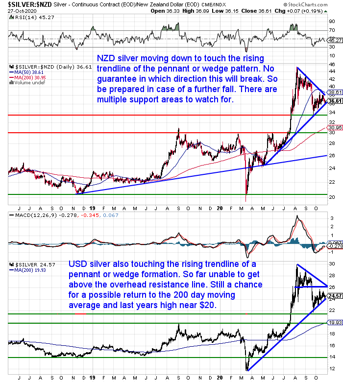 NZ Dollar Silver Chart