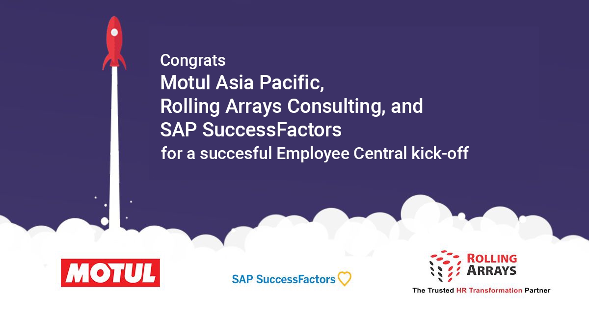 Motul Asia Pacific ,Rolling Arrays and SAP SuccessFactors  kick-off