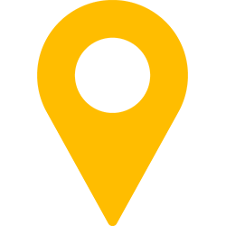 Yellow location symbol