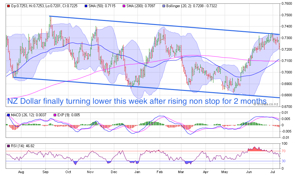 NZ Dollar Chart