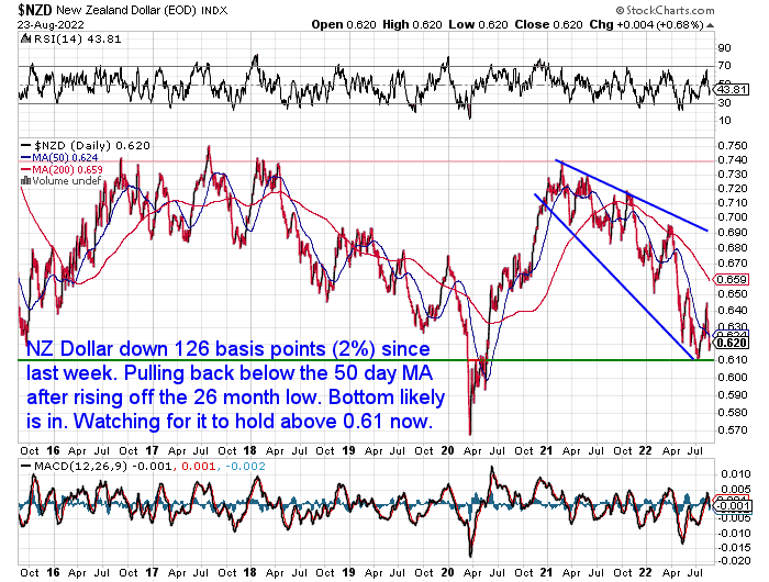 NZ Dollar Chart