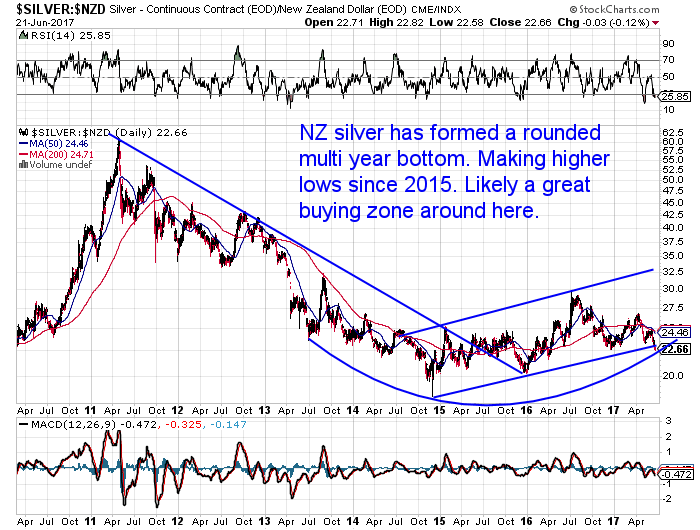 NZD SilverLong Term Chart