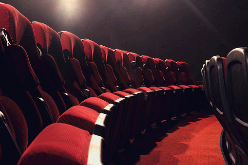 Empty theater seats